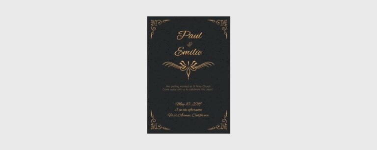 Invitation Card Printing Vancouver