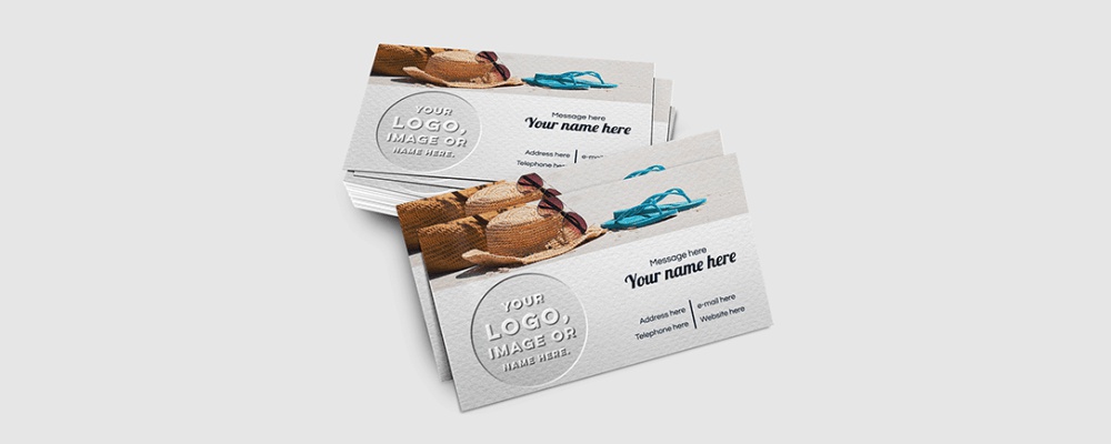 Embossed Business Cards