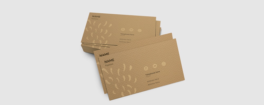 Kraft Business Cards