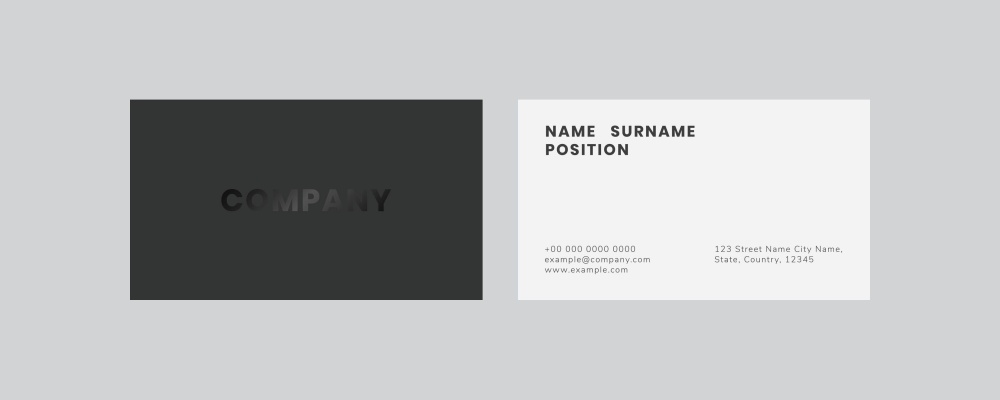 UV Coated Business Cards