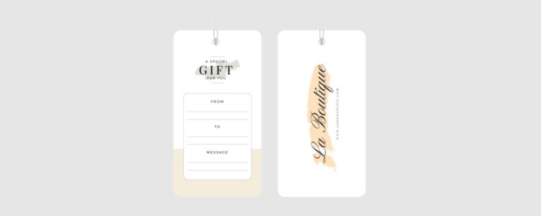 Custom Hang Tag Printing