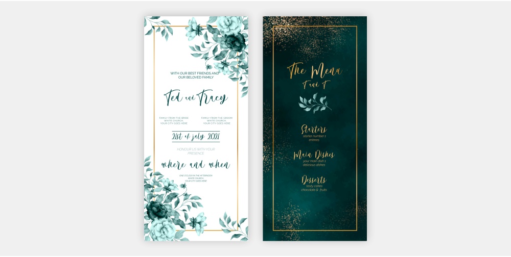 Printed Wedding Invitations