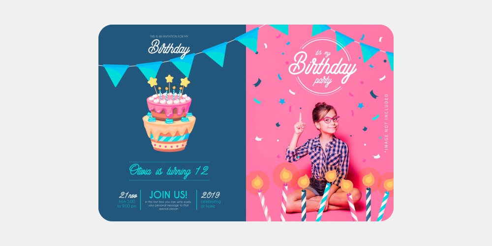 Birthday Invitation Card Printing