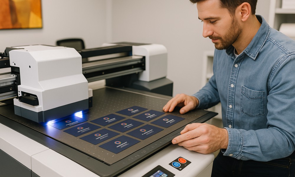 UV Business Cards print in Vancouver