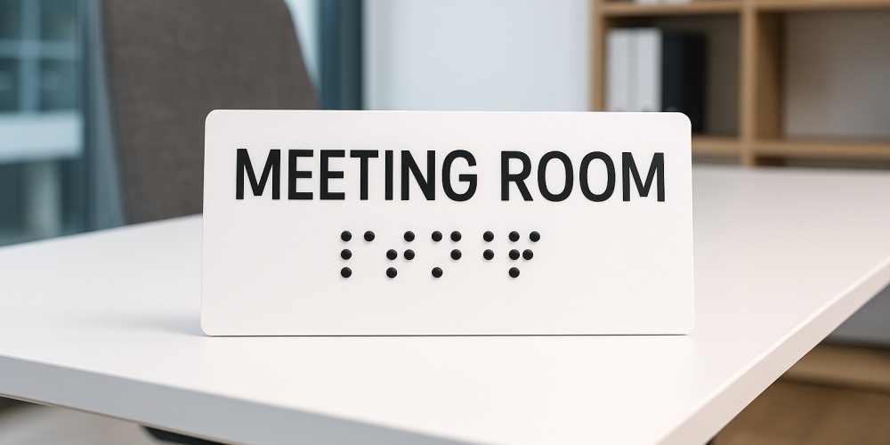 Braille Sign printing in Richmond
