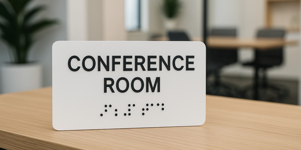 Braille Signage in Surrey BC