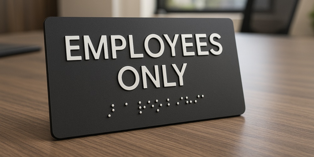 Braille Signs Port Moody BC