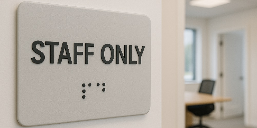 Braille Signs in Vancouver BC