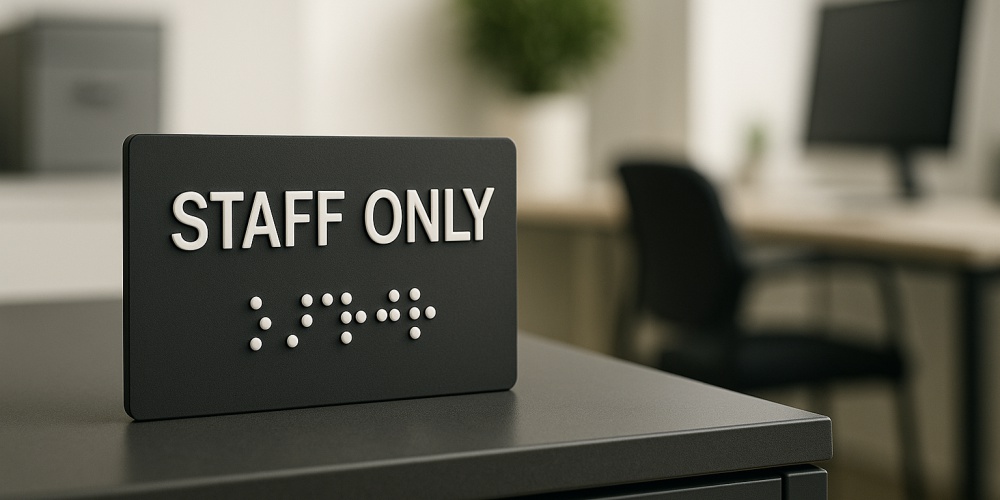 Braille Signs Port Coquitlam