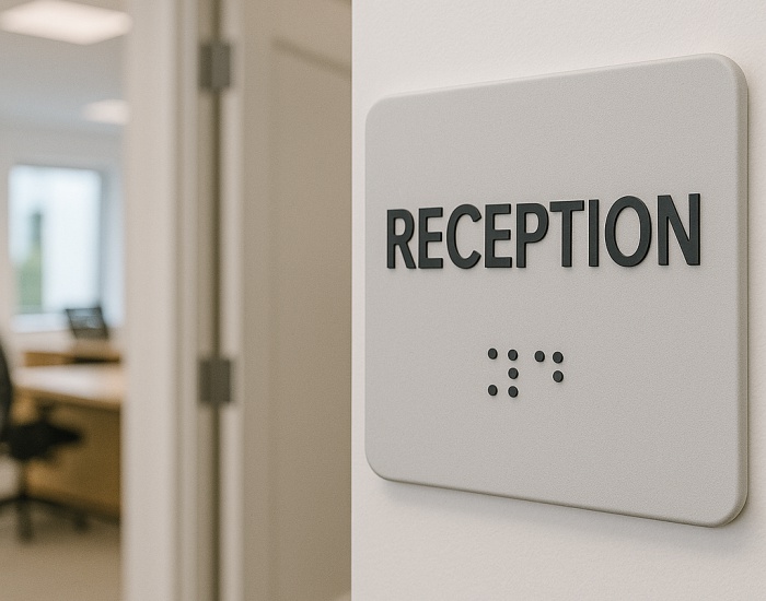 what are braille signs print