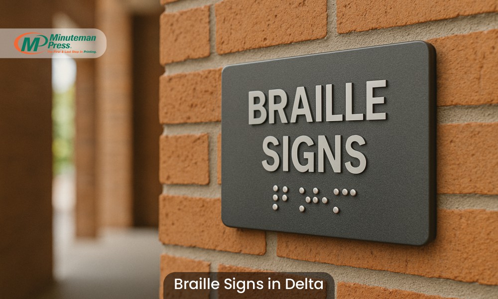 Braille Signs in Delta